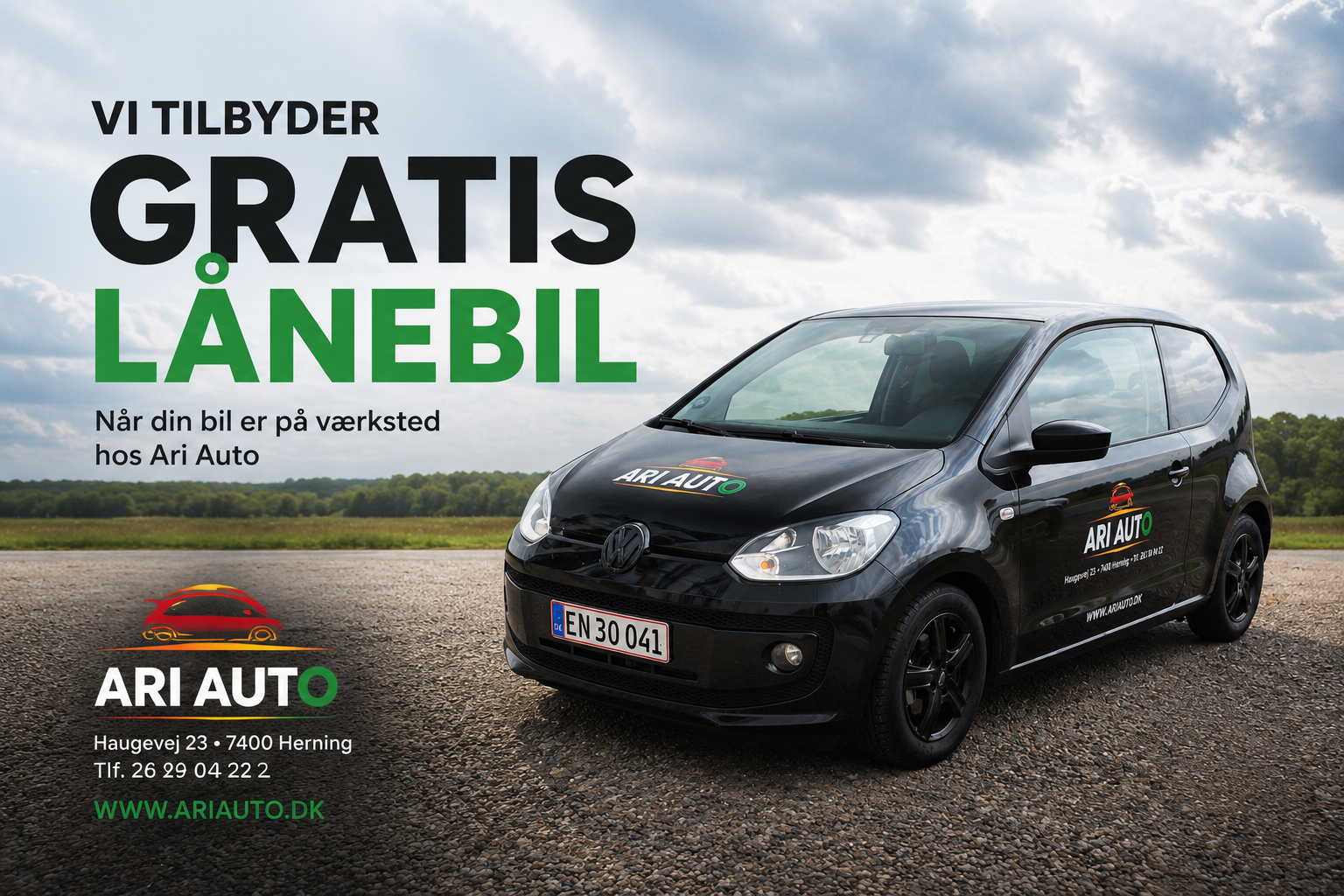 Gratis lånebil hos Ari Auto